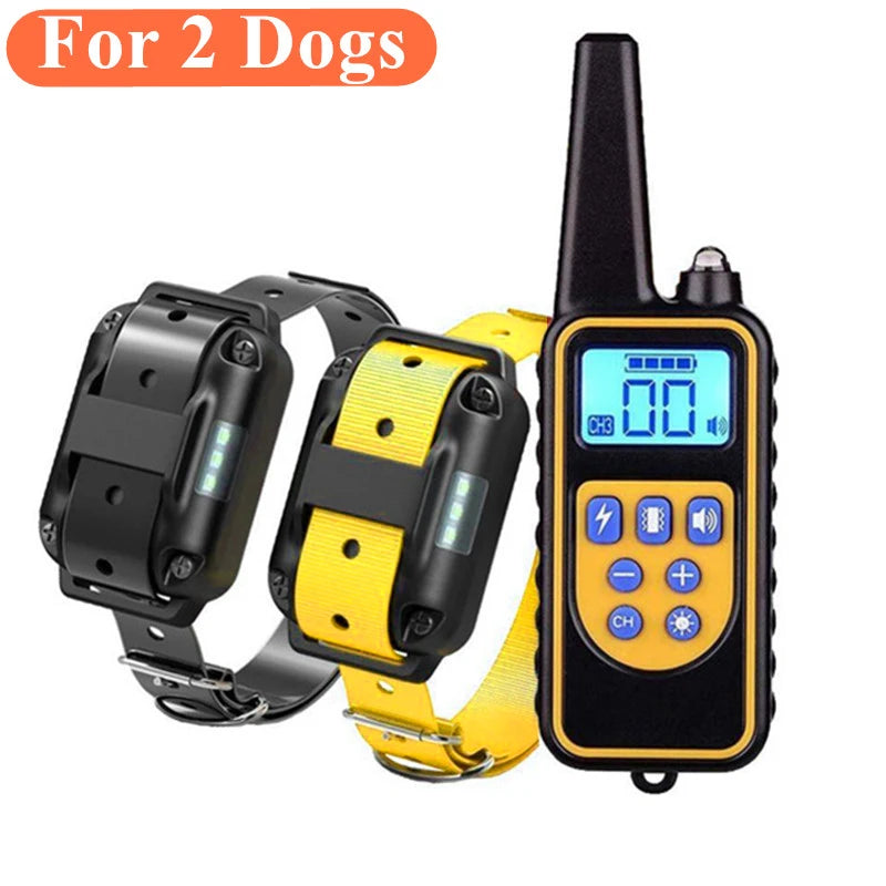 800m Waterproof Dog Training Collar – Long-Range Control with 3 Training Modes