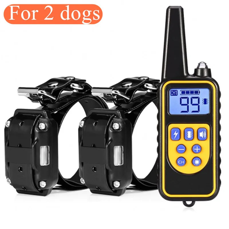 800m Waterproof Dog Training Collar – Long-Range Control with 3 Training Modes
