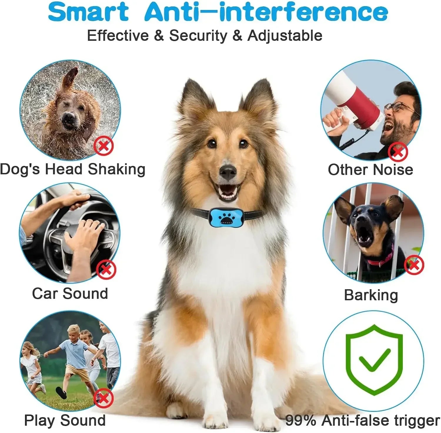 Smart Anti-Bark Dog Collar – Gentle, Effective & Humane Training Solution