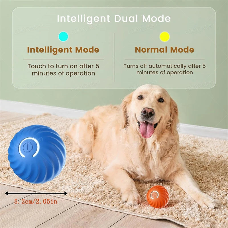 Smart Interactive Rolling Ball – Automatic Fun for Dogs & Cats