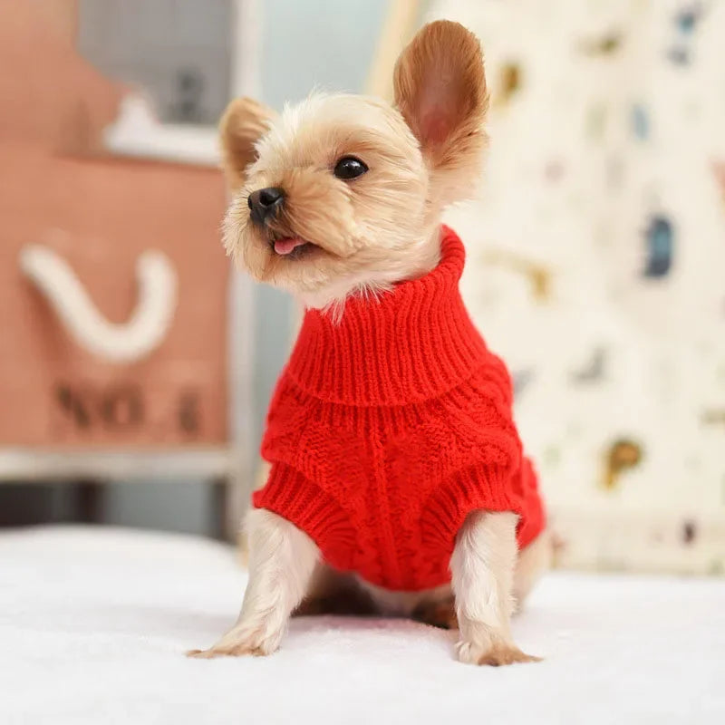 Knitted Dog Jumper