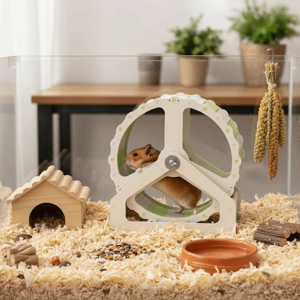 Wooden Hamster Exercise Wheel