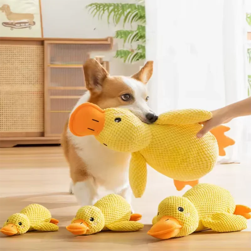 Duck Plush Squeaky Toy – Soft, Fun &amp; Comforting Playtime for Dogs