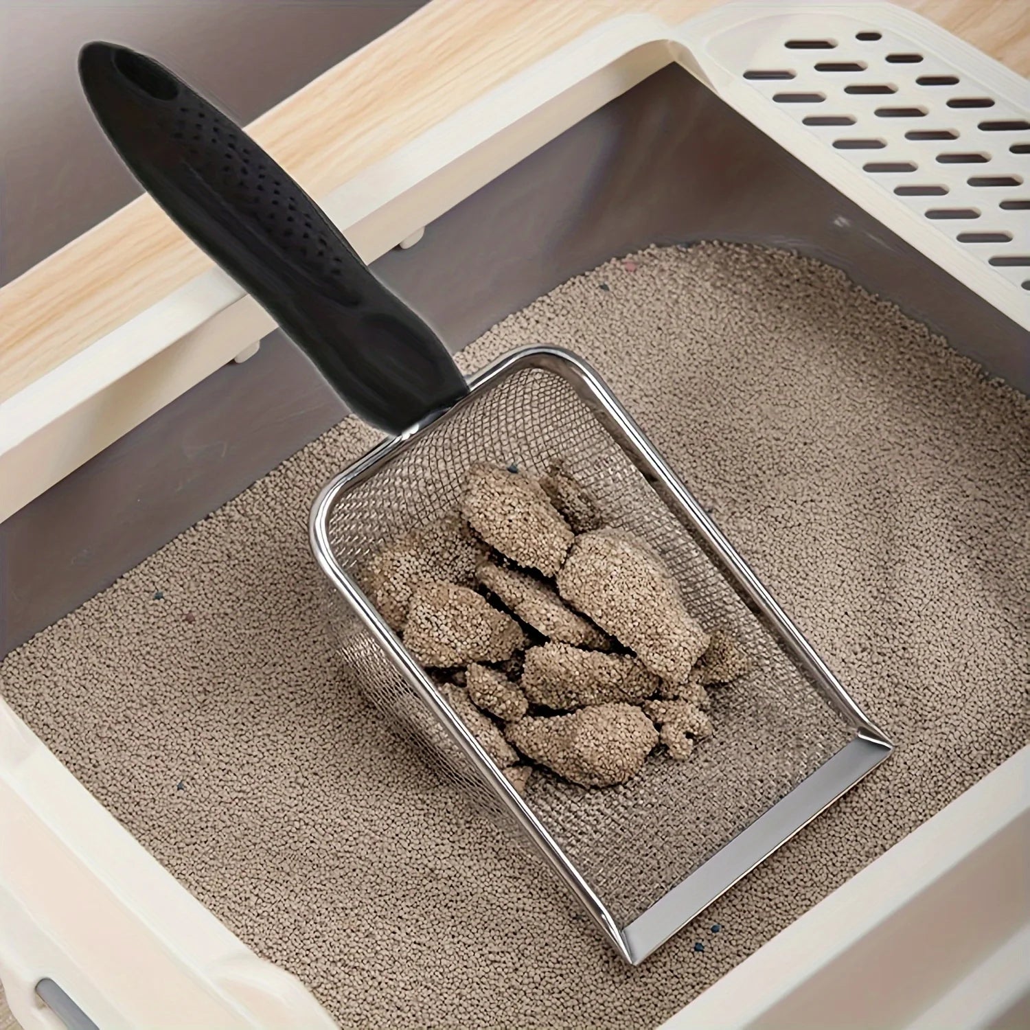 Stainless Steel Cat Litter Scoop