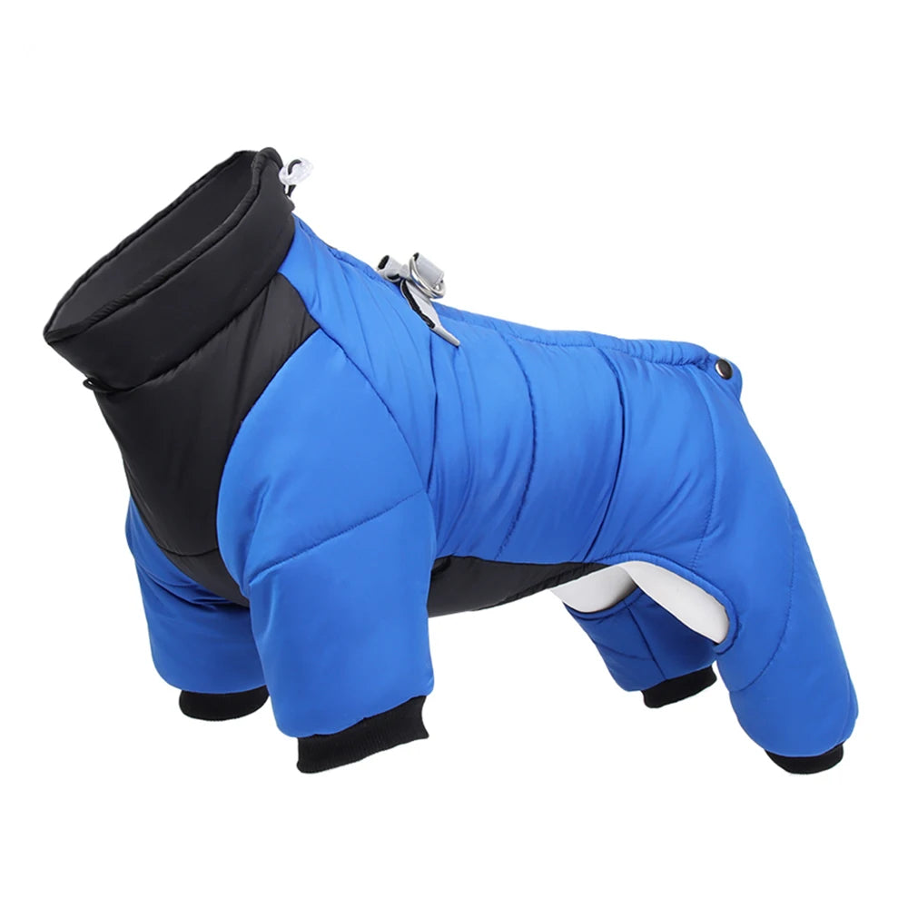 Waterproof Reflective Winter Dog Snowsuit – Full Body Warm Protection