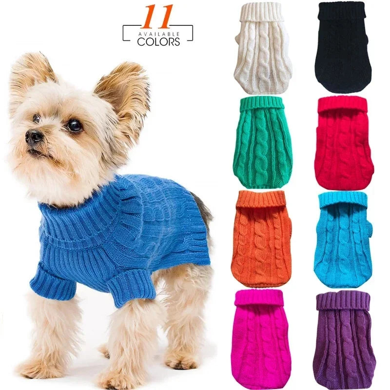 Knitted Dog Jumper