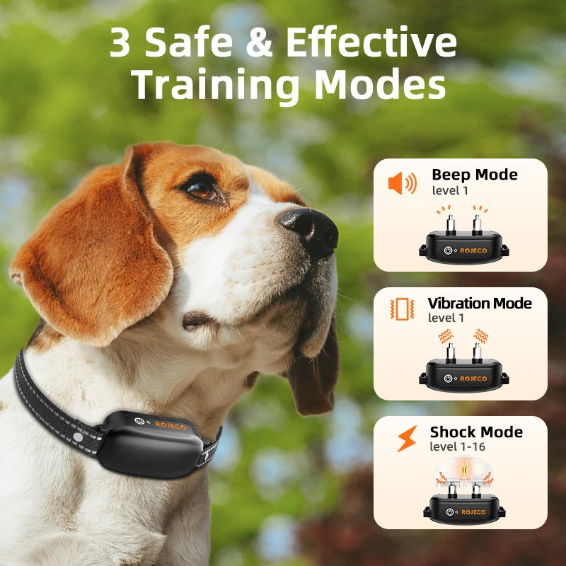 Safe & Effective Dog Training Collar – 3 Adjustable Modes for Better Behaviour