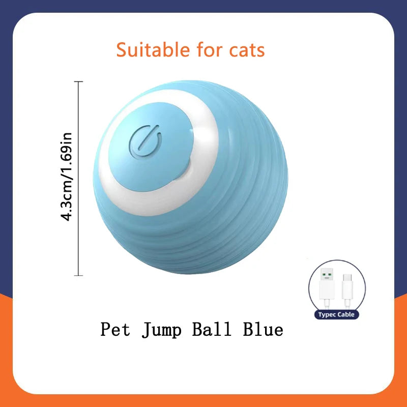 Smart Interactive Rolling Ball – Automatic Fun for Dogs & Cats
