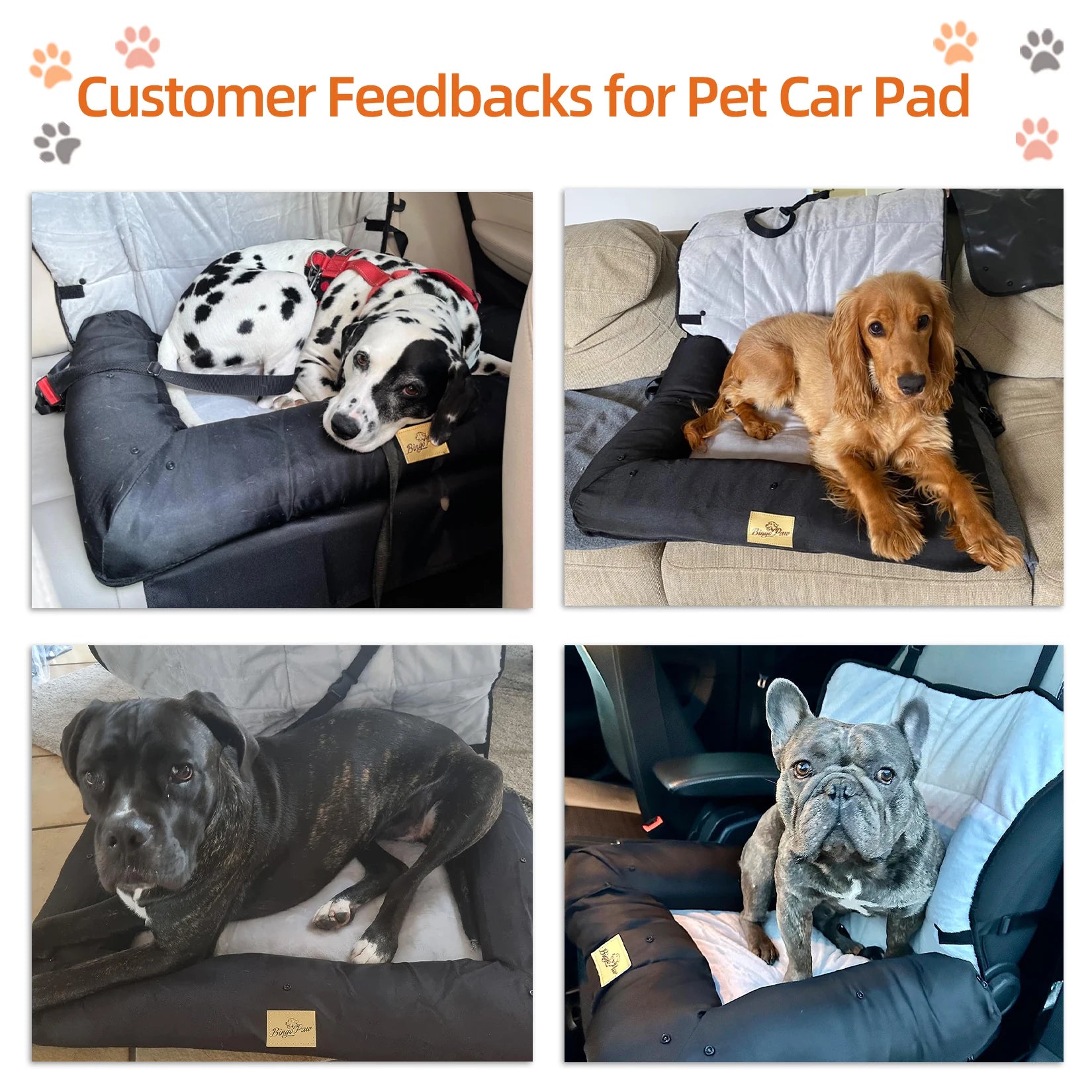 Comfort & Safety Car Seat Protector for Dogs