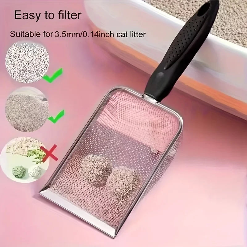 Stainless Steel Cat Litter Scoop