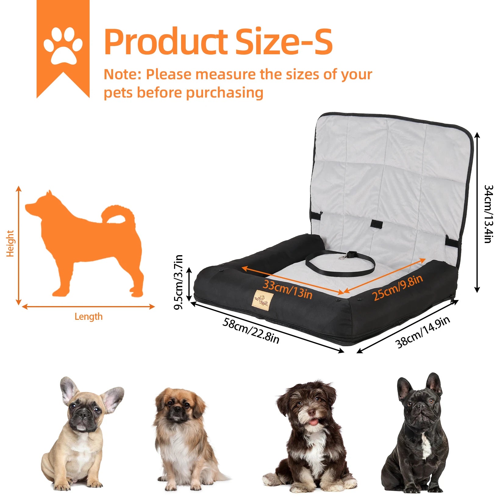 Comfort & Safety Car Seat Protector for Dogs