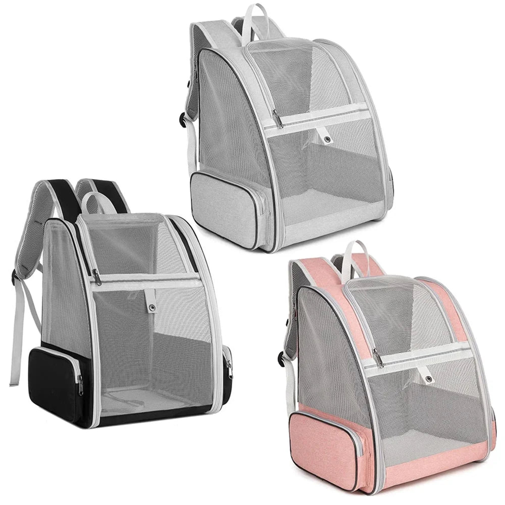 Breathable Pet Carrier Backpack for Cats & Small Dogs