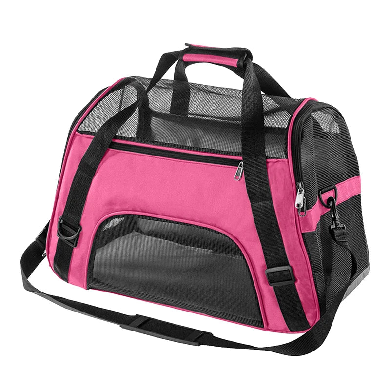Comfort Mesh Pet Travel Carrier Bag for Cats & Small Dogs
