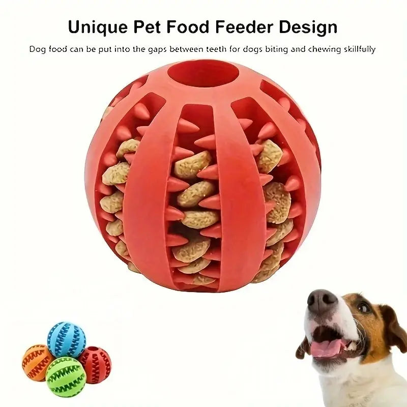 Interactive Treat Dispensing Ball – Smart Play &amp; Dental Care for Dogs
