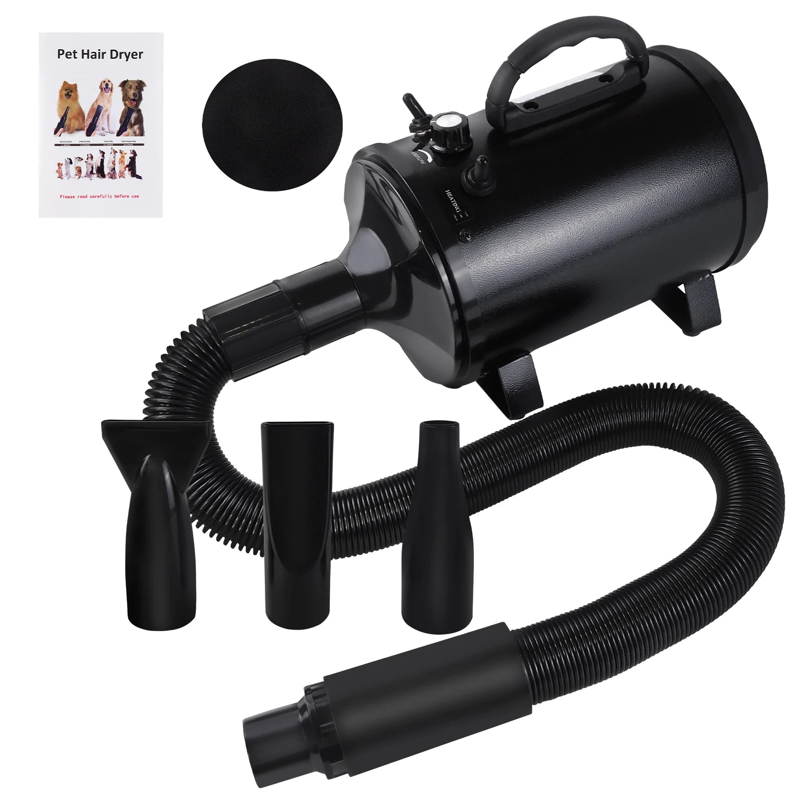 Professional Pet Hair Dryer & Blower for Dogs and Cats