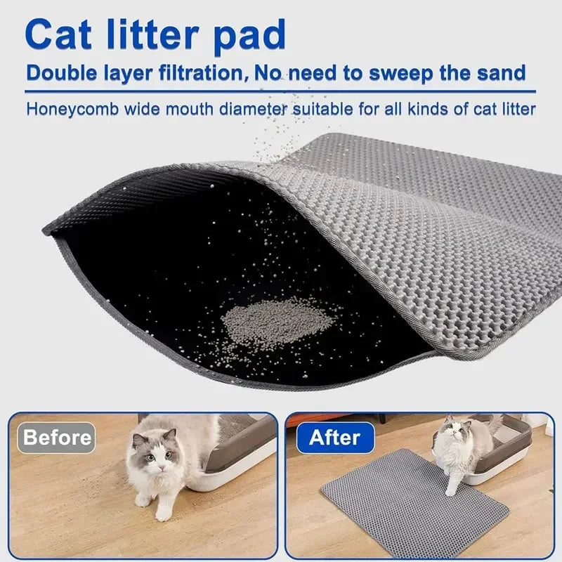Cat Litter Trapping Mat – Keep Floors Clean & Tidy